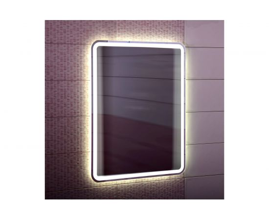 Зеркало Бриклаер Эстель 1 60, с подсветкой LED, кнопочный выключатель 4627125414213 – изображение 3