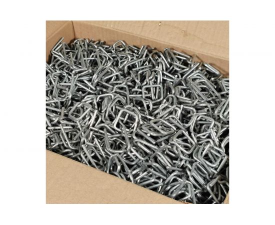 Пряжка Кордленд оцинкованная, 16x29x3 мм, для ПП/ПЭТ ленты 15-16 мм, 1000 шт. PR-16zn KREP-00183 – изображение 3