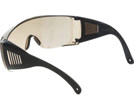 Защитные открытые очки Люцерна, серые, с черной дужкой, 23-01-013 – изображение 3