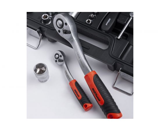 Набор инструмента AV STEEL 97 предметов 1/4"",1/2"" профессиональный AV-011097 – изображение 3