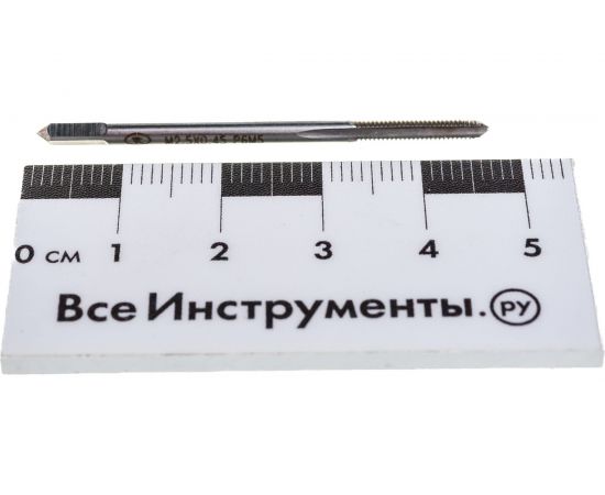 Метчик маш-руч. М 2.5х0.45, Р6М5, для г/о, d1=2.8мм, исп.1, H2 ТехноСталь t161033 – изображение 3