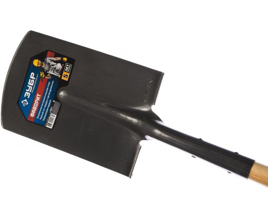 Штыковая прямоугольная лопата Зубр ФАВОРИТ деревянный черенок, Профессионал 4-39511_z02 – изображение 3