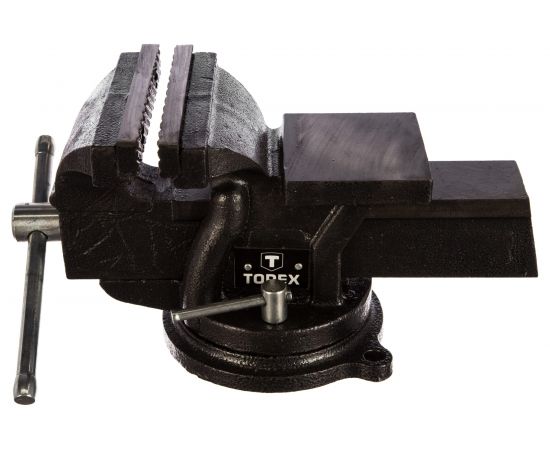 Тиски слесарные поворотные с наковальней TOPEX 07A212 – изображение 3