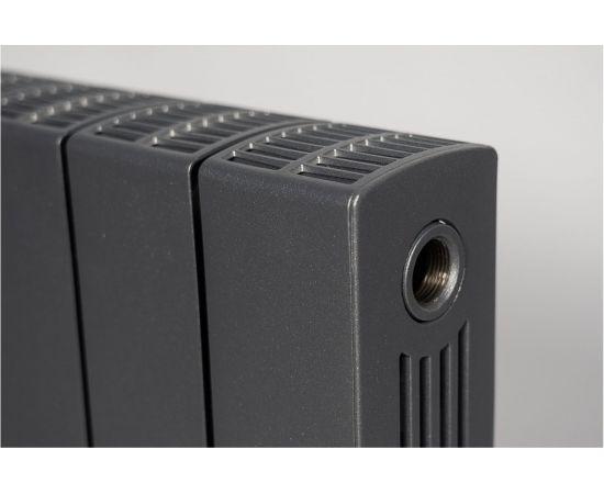 Биметаллический радиатор RIFAR 55 SUPReMO 500-8, Ду 3/4, титан R S50083/47012 – изображение 4