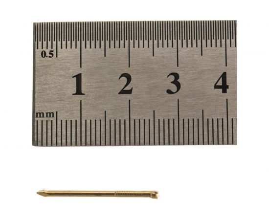 Финишные гвозди Зубр ПРОФИ с латунным покрытием 1,4х25мм 50шт 305336-14-25 – изображение 4