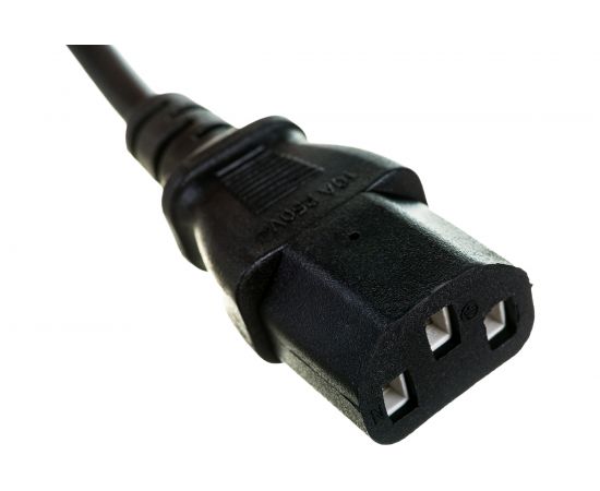 Кабель питания ExeGate Power PC-3P Евровилка Schuko- С13 VDE-250V-3х0.75-CU 10A черный 3м 280650 – изображение 4