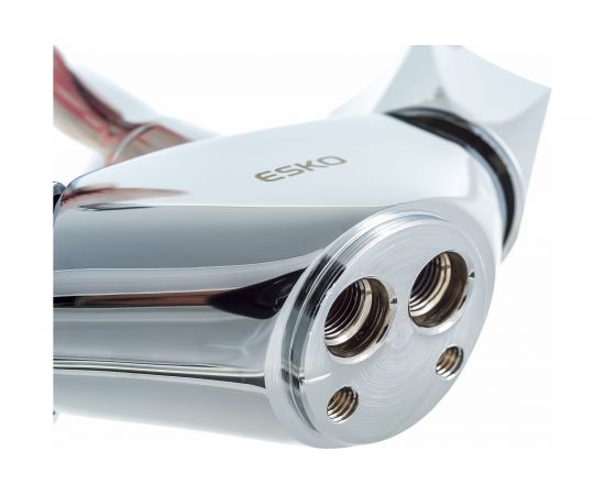 Смеситель для раковины и умывальника ESKO Moscow латунный, с поворотным изливом, хром, Чехия MS26 – изображение 4