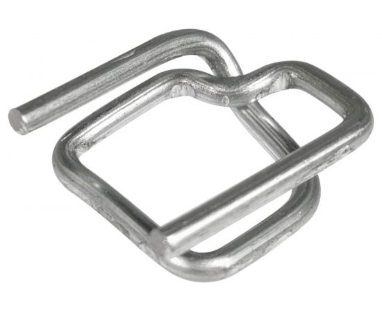 Пряжка Кордленд оцинкованная, 16x29x3 мм, для ПП/ПЭТ ленты 15-16 мм, 1000 шт. PR-16zn KREP-00183 – изображение 5