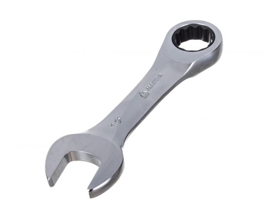 Набор комбинированных трещоточных укороченных ключей 10-19мм, 7шт МАСТАК 0215-07H – изображение 5