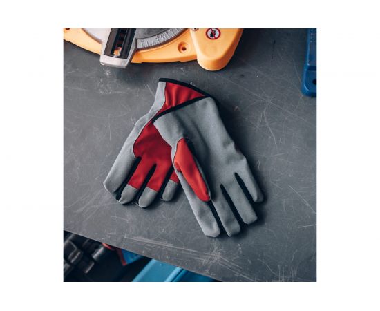 Трикотажные перчатки Jeta Safety Winter Motor с утепленной подкладкой, красный/белый JLE625-10/XL – изображение 5