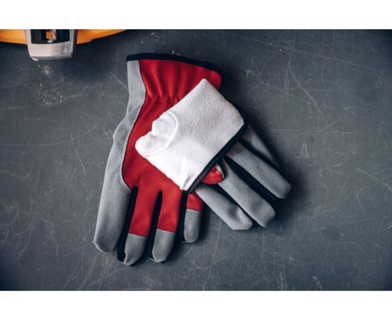 Трикотажные перчатки Jeta Safety Winter Motor с утепленной подкладкой, красный/белый JLE625-10/XL – изображение 6