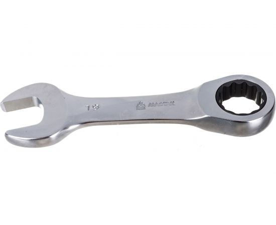 Набор комбинированных трещоточных укороченных ключей 10-19мм, 7шт МАСТАК 0215-07H – изображение 7