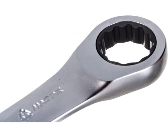 Набор комбинированных трещоточных укороченных ключей 10-19мм, 7шт МАСТАК 0215-07H – изображение 8