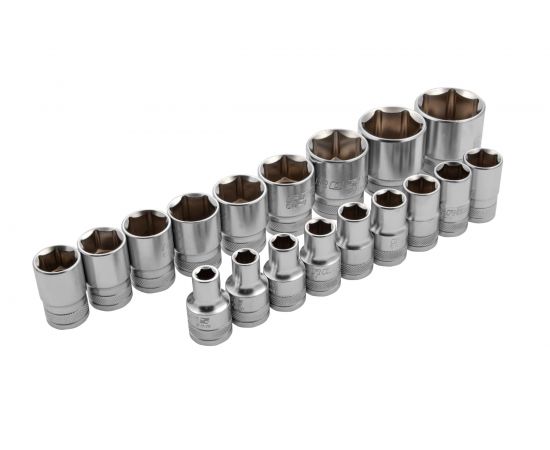 Набор инструментов Gross 115 предметов, 120 зубьев, CrV, 1/4, 1/2 14152 – изображение 9