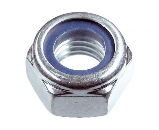Самоконтрящаяся гайка Стройметиз М6 DIN 985, цинк уп.200 шт. с окном малая 3040043 