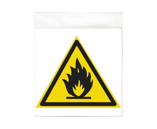 Наклейка Контур Лайн 200х175 Пожароопасно, треугольник 10FC0301 