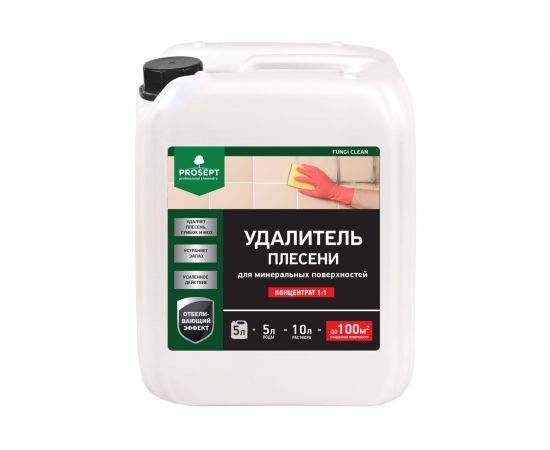 Удалитель плесени с минеральных поверхностей PROSEPT FUNGI CLEAN 5л 019-5 