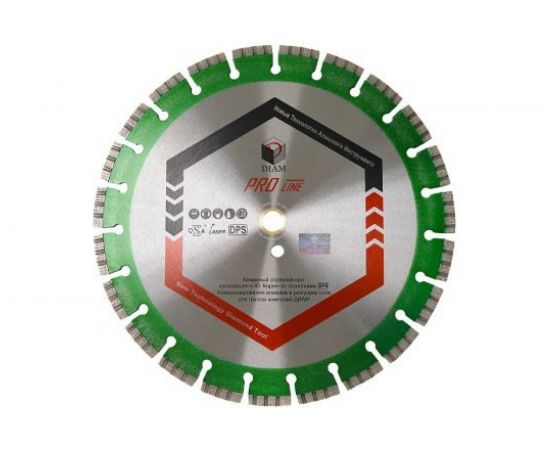 Круг отрезной (350х25.4/20 мм) Diam Гранит Pro Line Lazer G2 000596 