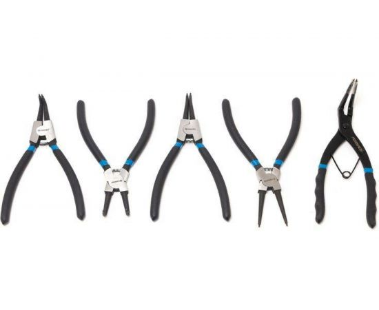 Набор съемников стопорных колец Forsage 5 предметов, на полотне F-5040A 