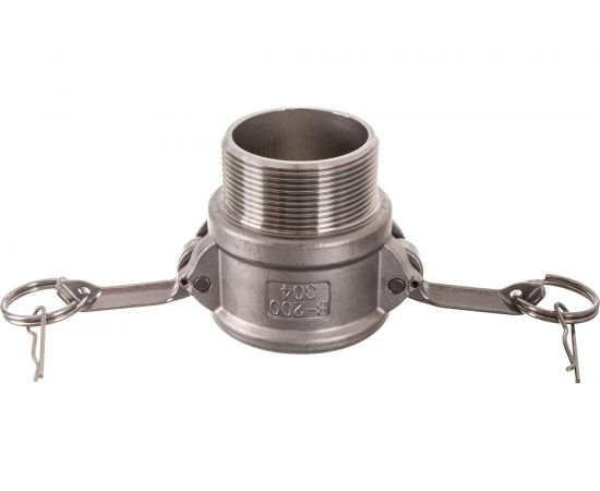 Камлок тип B (розетка; наружная резьба BSP; 50 мм-2""; нержавеющая сталь) TITAN LOCK TL200BSS 