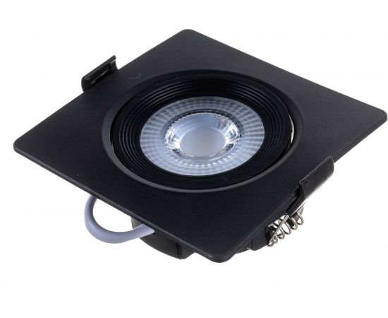 Светодиодный светильник ЭРА KL LED 21A-5 4K BK квадр поворотн. LED SMD 5W 4000K, Б0039688 