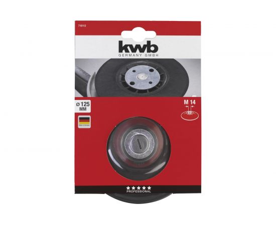 Тарелка опорная для УШМ 125 мм, М14 KWB 718112 – изображение 2