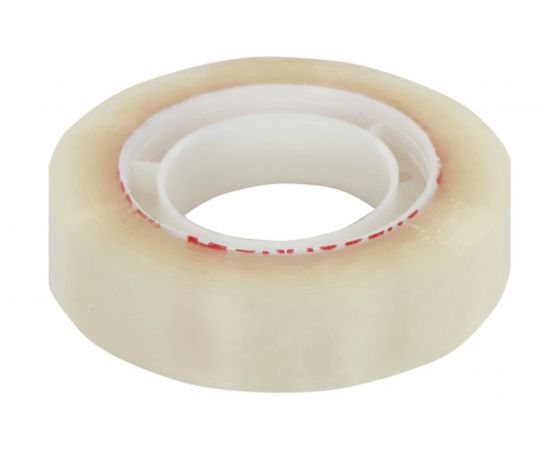 Клейкие ленты BRAUBERG 12 мм х 33 м, канцелярские, комплект 12 шт., прозр., гарант. длина 223123 – изображение 2