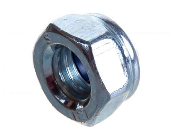 Самоконтрящаяся гайка Стройметиз М6 DIN 985, цинк уп.200 шт. с окном малая 3040043 – изображение 2