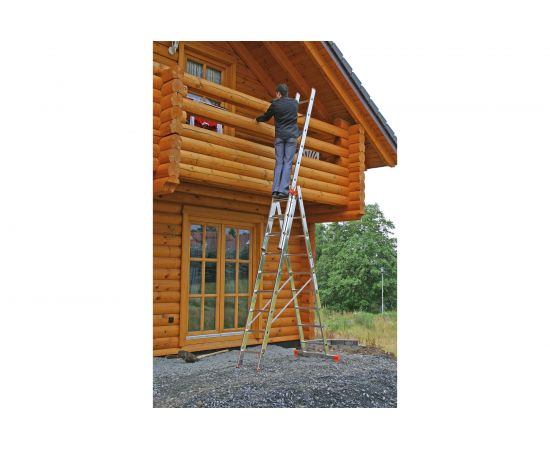 Универсальная лестница их трёх частей Krause MONTO TRIBILO 3х14 перекладин 129727 – изображение 3