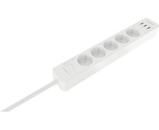 Удлинитель с USB зарядкой HARPER UCH-560 White H00003014 – изображение 3