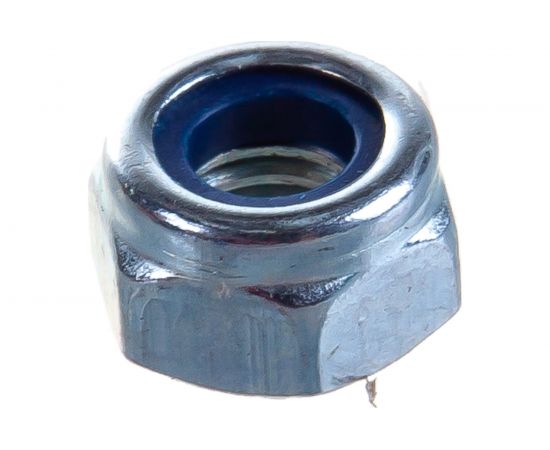 Самоконтрящаяся гайка Стройметиз М6 DIN 985, цинк уп.200 шт. с окном малая 3040043 – изображение 3