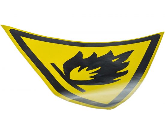 Наклейка Контур Лайн 200х175 Пожароопасно, треугольник 10FC0301 – изображение 3