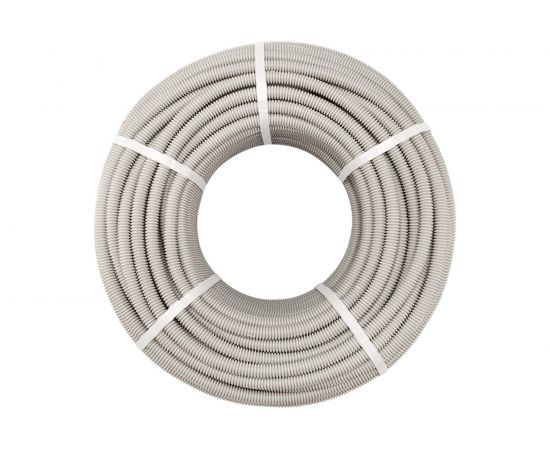 Гофрированная труба из ПВХ REXANT с зондом d 20 мм серая 100 м 28-0020-2 – изображение 3