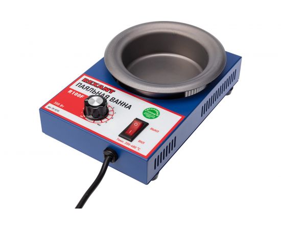 Паяльная ванна REXANT модель R100F, 300 Вт, 100 мм, 200-480 C, бессвинцовая 09-9270 – изображение 3