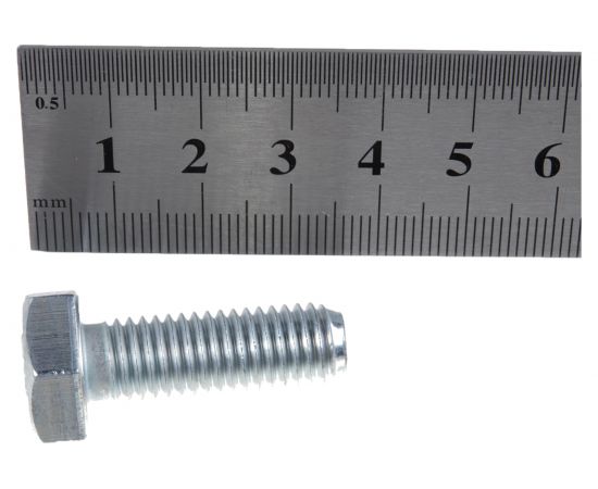 Болты МТК DIN 933 полная резьба 5.8 оцинк. 1 кг (примерно 40 шт) 10,0 x 30 114845 – изображение 3