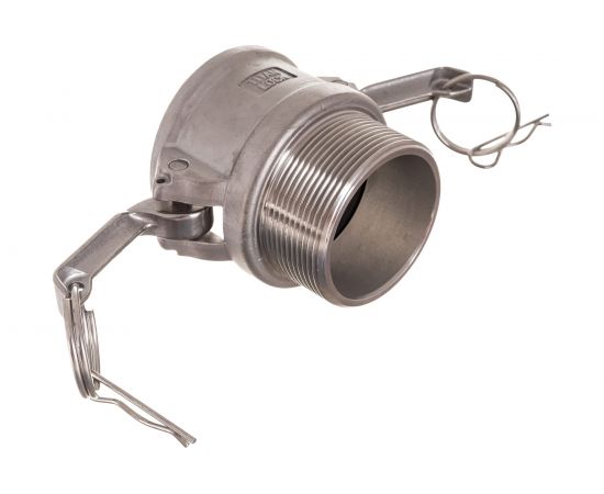 Камлок тип B (розетка; наружная резьба BSP; 50 мм-2""; нержавеющая сталь) TITAN LOCK TL200BSS – изображение 3