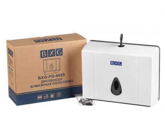 Диспенсер для листовых бумажных полотенец Z сложения BXG PD-8025 1749497 – изображение 3