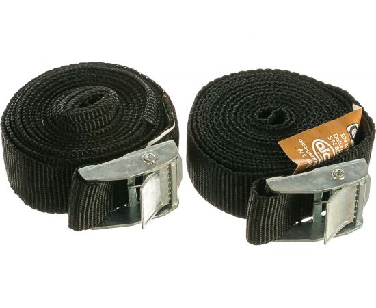 Ремень для крепления багажа, 2шт. 2,5м х 25мм, быстрый зажим Alca 406 000 – изображение 3