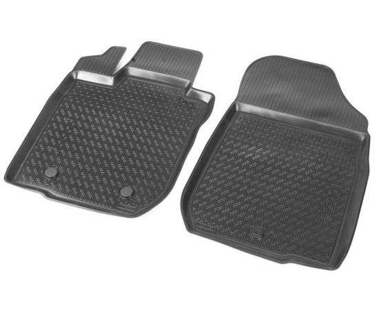 Передние коврики в салон автомобиля Rival для Lada Largus фургон, универсал (2 места) 2012-2021 2021-н.в., полиуретан, с крепежом, 2 шт., 16003003 – изображение 4