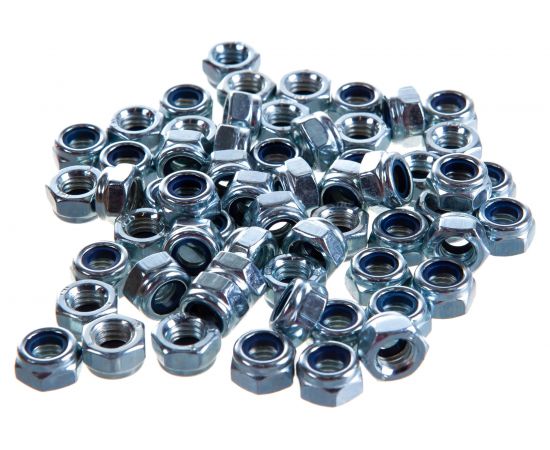 Самоконтрящаяся гайка Стройметиз М6 DIN 985, цинк уп.200 шт. с окном малая 3040043 – изображение 4