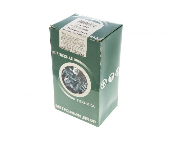 Саморез с прессшайбой Метизный двор острый 4,2x16, 1000 шт. 4607159062635 – изображение 4