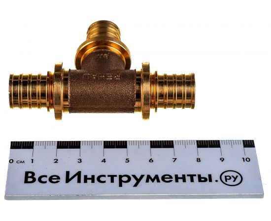Равнопроходной тройник Rehau 20 20 20 бронза RX 13777261001 – изображение 5