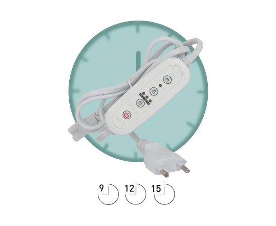Провод для подключения ЭРА 1,5м с таймером работы FITOLINETIME Б0049314 – изображение 6