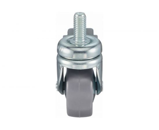 Колесо с вращающейся опорой, стержнем и передним тормозом (60 мм; 50 кг) Tellure rota 379102 – изображение 7