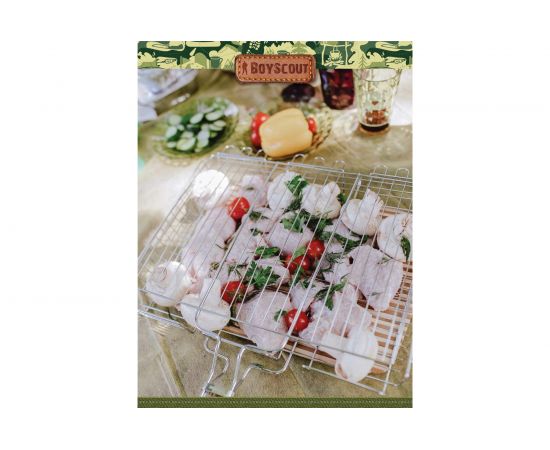 Универсальная большая решетка-гриль BOYSCOUT + веер 61304 – изображение 8