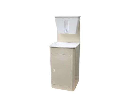 Дачный умывальник Лидер мойка пластик, без нагревателя воды, бак 17 л, бежевый 