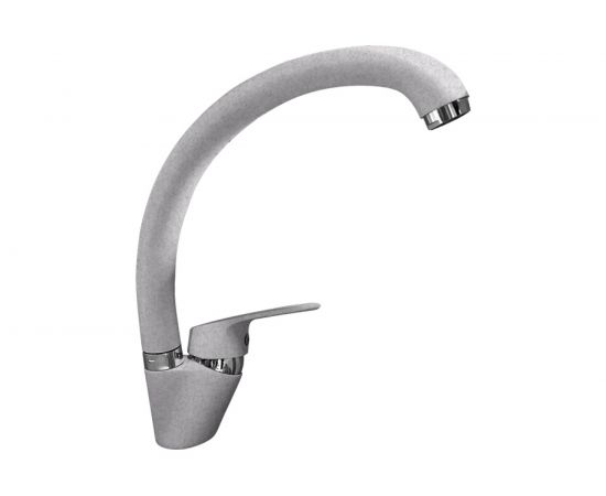 Смеситель для кухни GranFest GF боковой, D-40mm, серый 3323 