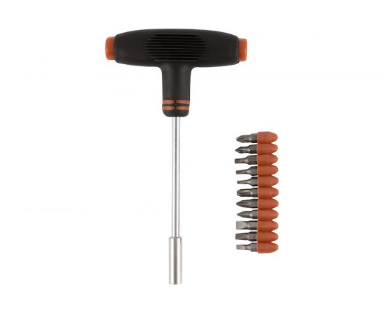 Набор бит с Т-образной ручкой Park 12 предметов 008610 