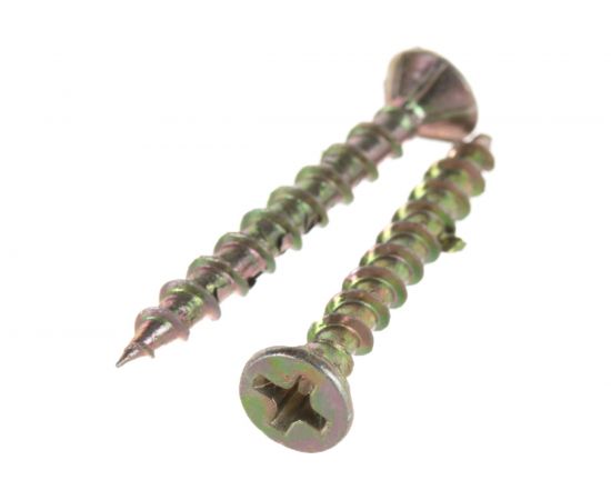 Оконный саморез Метизный двор 4,0x30 острый, желтый, 25 шт. 4690441000545 