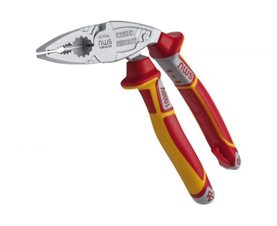 Комбинированные диэлектрические плоскогубцы 200мм NWS ErgoCombi 1096-49-VDE-200 